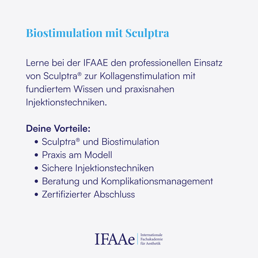 Biostimulation mit Sculptra