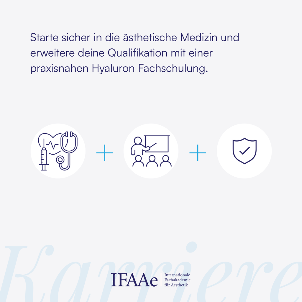 Ärzte und Heilpraktiker lernen die Grundlagen der Hyaluron-Unterspritzung im Einsteigerkurs der IFAAe