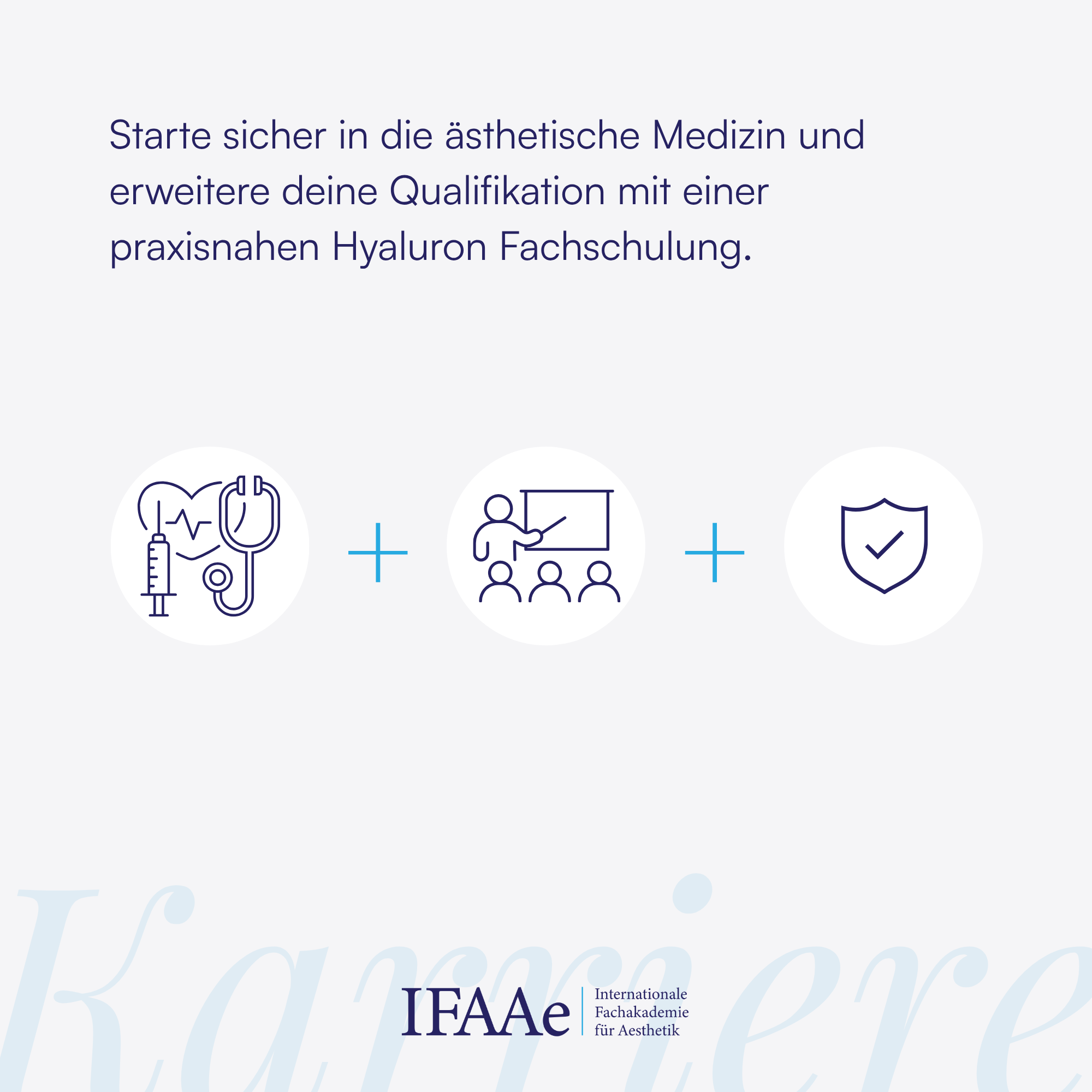 Ärzte und Heilpraktiker lernen die Grundlagen der Hyaluron-Unterspritzung im Einsteigerkurs der IFAAe