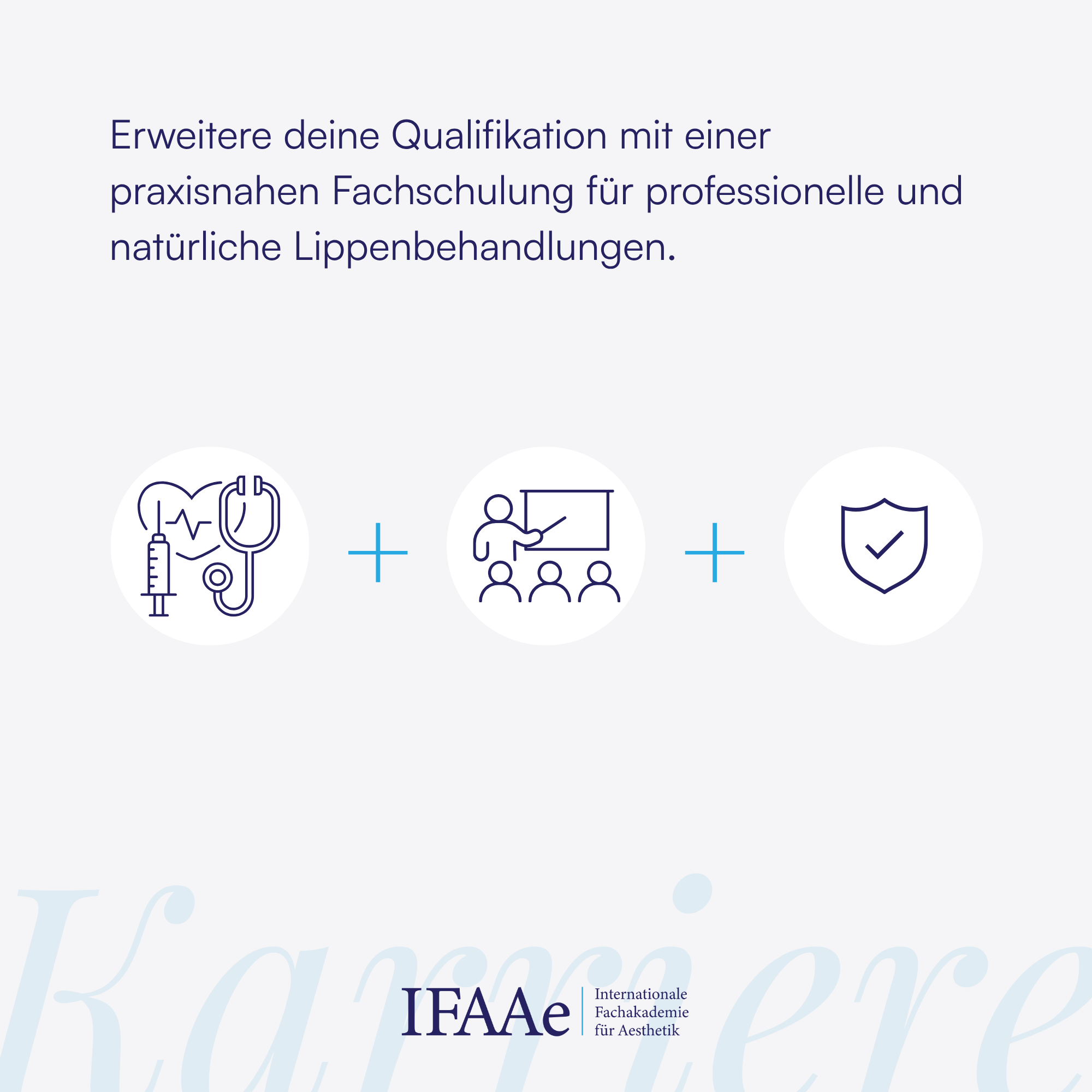 Ärzte und Heilpraktiker lernen Lippenunterspritzung im Einsteigerkurs der IFAAe